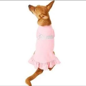 NEW Princess Pink Ruffle Dog T Shirt XS